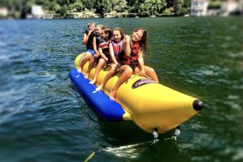 wakeboard lake como bananone